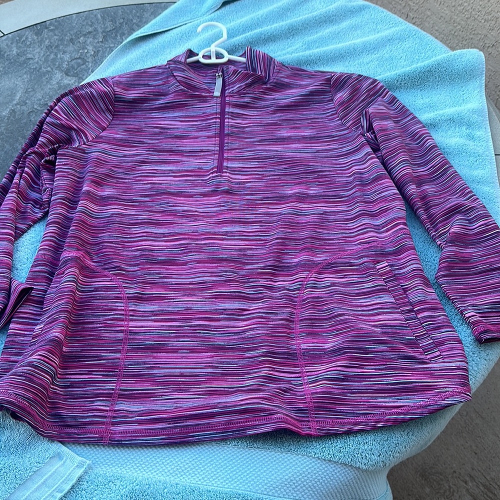 Pullover T By Talbots 1x. Multicolor Raspberry. E… - image 2